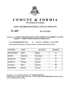 N. 447 - Comune di Formia
