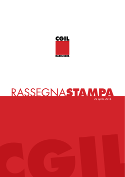 22_4_2014 - CGIL Basilicata