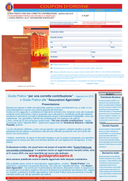 download coupon - Guida Pratica ANIV