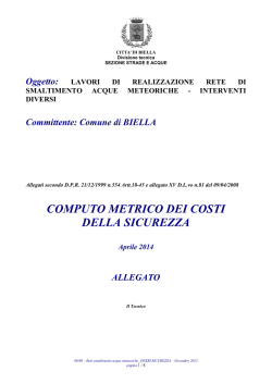 06/E Computo Metrico Estimativo - Costi della