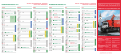 Abfallkalender Delbrück 2015