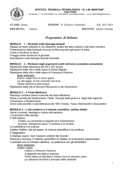 IV B CM Italiano 2013-14