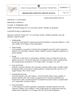 PROGRAMMA SVOLTO 1C AFM TEDESCO