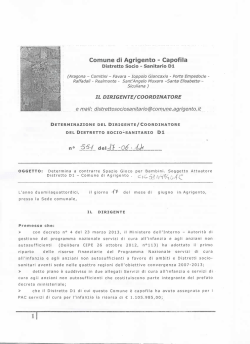 d.d.c. N. 551 DEL 17/06/2014