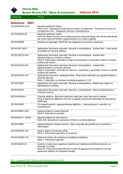 Elenco norme CEI