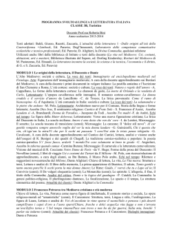 3b lingua e letteratura italiana bini