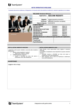 Modello base note operative