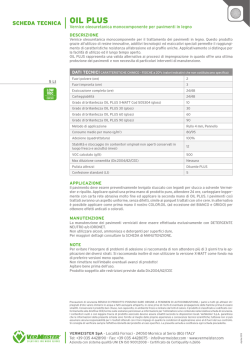scheda tecnica oil plus