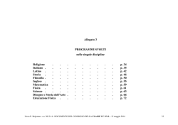 5C programma 2014 - Liceo Scientifico Statale "E. MAJORANA" Roma