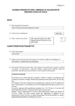 Progetto Atlante - Nuovi Orizzonti societ&agrave; cooperativa sociale
