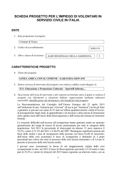 Progetto &ldquo;Linea amica con il Comune