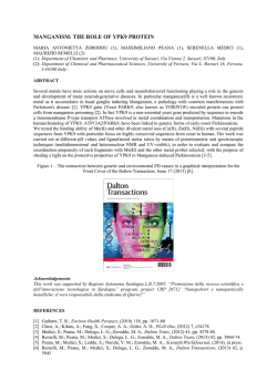 MANGANISM: THE ROLE OF YPK9 PROTEIN