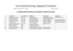 Laureandi 3-Luglio - Giurisprudenza