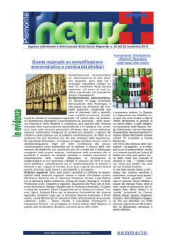 sommario - Regione Piemonte