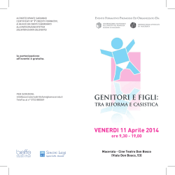 genitori e figli: - Osservatorio Diritto di Famiglia Macerata