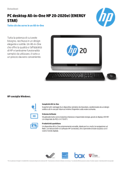 PC desktop All-in-One HP 20-2020el