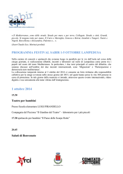 1 ottobre 2014 - Chiesa Cattolica Italiana