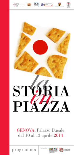 GENOVA, Palazzo Ducale dal 10 al 13 aprile 2014