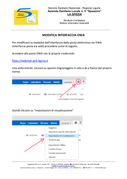 MODIFICA INTERFACCIA OWA