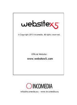 Incomedia WebSite X5