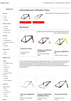 Subcategories of Kardan Telai Products