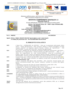 Leggi Determina - Istituto Comprensivo "Giovanni Paolo II"