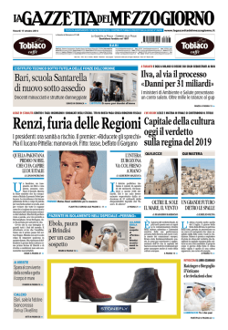 Renzi, furia delle Regioni