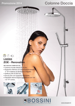 promozioni colonne doccia bossini