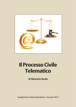 Vademecum sul PCT - Ordine degli Avvocati di Cosenza