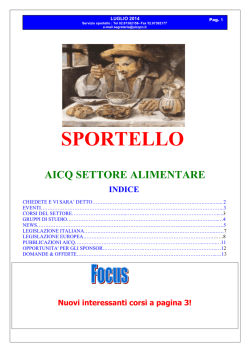 luglio 2014 - AICQ Sicev