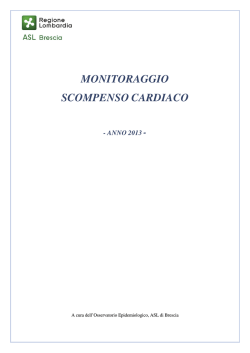 Monitoraggio scompenso cardiaco aggiornato al