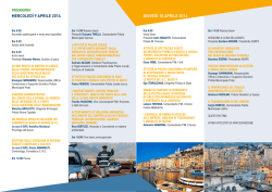 scarica il programma in pdf - 19&deg; Convegno Nazionale di Polizia