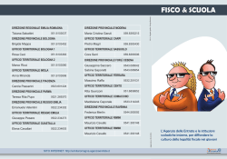 Fisco e Scuola - pdf - Direzione regionale Emilia Romagna