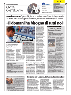 leggi... - Diocesi di Civita Castellana