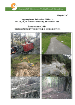 Disposizioni integrative C.M. Sondrio anno 2014