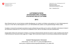 Lotteriestatistik 2013