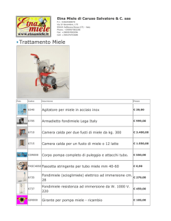 Trattamento Miele - Etnamiele.it - Prodotti Tipici e Materiale pe