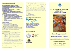 la patologia vulvare attualit&aacute; e problematiche