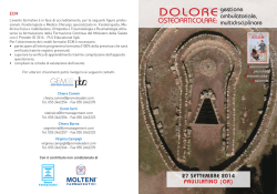 cliccare qui per visualizzare il programma - Napoli