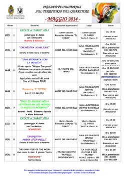 Calendario eventi - Flash