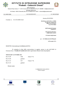 36 convocazione PEI 22 ottobre UMEE falconara