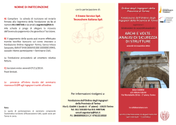 Locandina del seminario - cias-italia.it