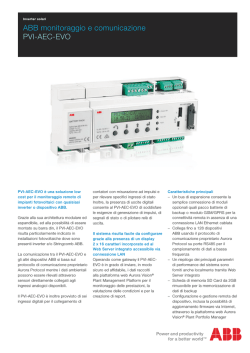 ABB monitoraggio e comunicazione PVI-AEC-EVO - Tecno