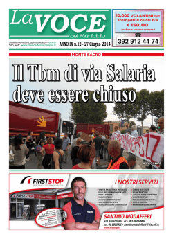 ANNO IX n.12 - 27 Giugno 2014