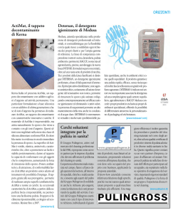 ActiMat, il tappeto decontaminante di Kerna Detersan, il