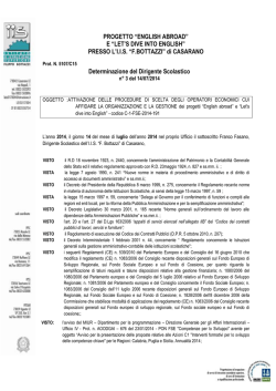 Determina a contrarre