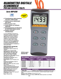MANOMETRO DIGITALE ECONOMICO