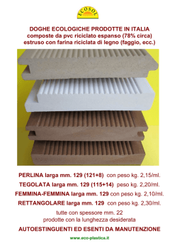 pavimenti in pvc riciclato