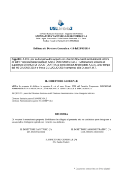 AZIENDA - UNIT&Agrave; SANITARIA LOCALE DI C E S E N A-