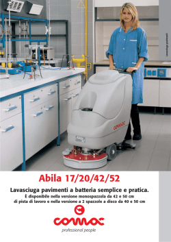 scheda tecnica (PDF) - Macchine pulizia industriale